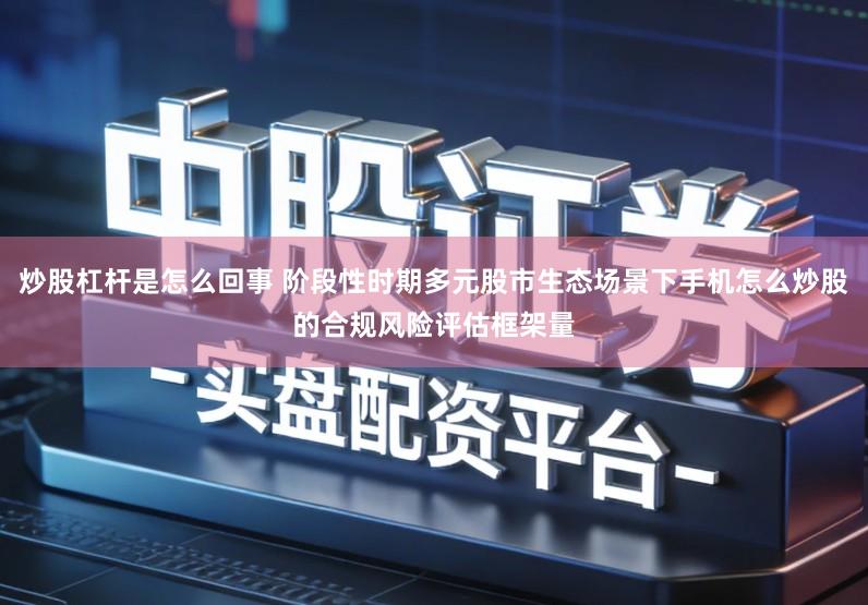 炒股杠杆是怎么回事 阶段性时期多元股市生态场景下手机怎么炒股的合规风险评估框架量