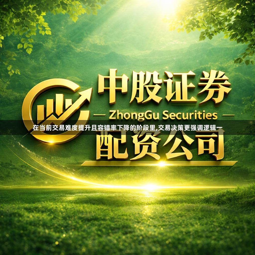 在当前交易难度提升且容错率下降的阶段里,交易决策更强调逻辑一