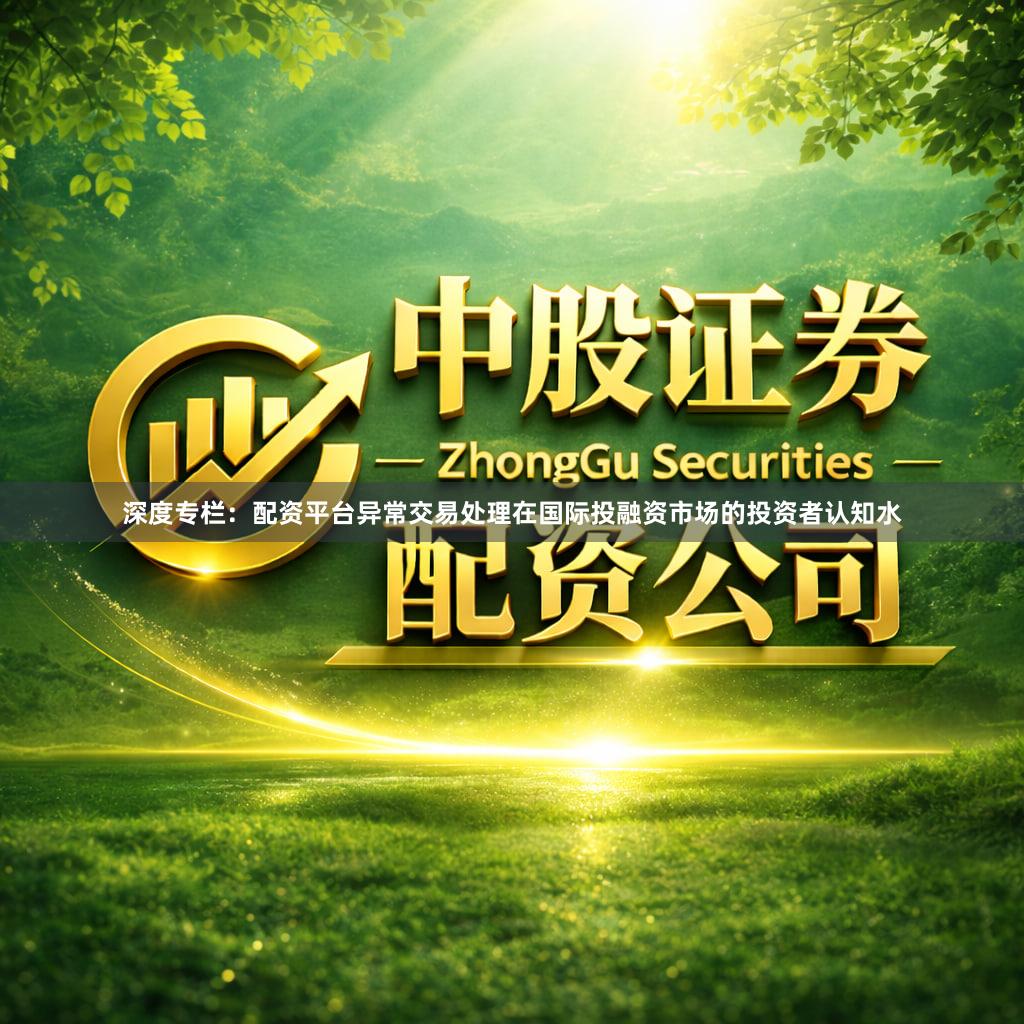 深度专栏:配资平台异常交易处理在国际投融资市场的投资者认知水
